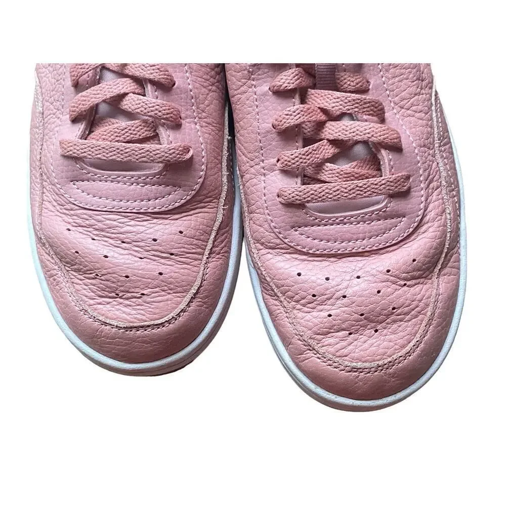 Nike Court Vintage Premium Pink Pebbled Leather Sneaker Women's 9.5 CW1067-600